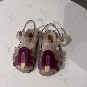 Mini Melissa Popsicle Sandals, toddler size 7